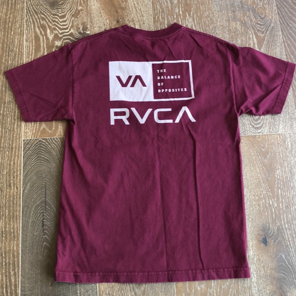 RVCA | Shirts | Maroon Rvca Shirt 
